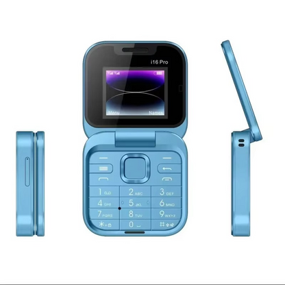 Big Display Loud Flip Phone with Dual SIM and Battery
