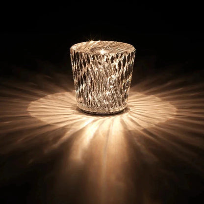 Luxury Metal Crystal Table Lamp