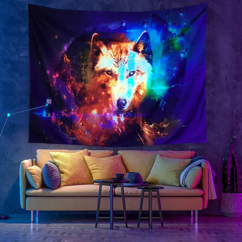 Vibrant Glow Wall Hanging Tapestry