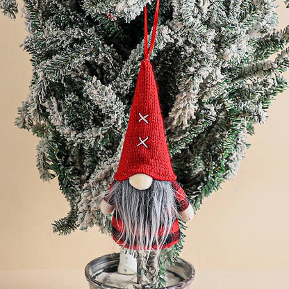 Christmas Plush Gnome Figurines with Bells & Holly - Fesara