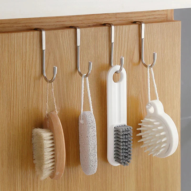 Strong Door Hooks Double Stainless Steel Hangers
