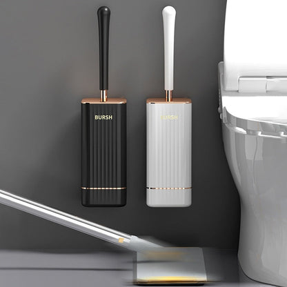 Compact Bathroom Toilet Brush with Holder