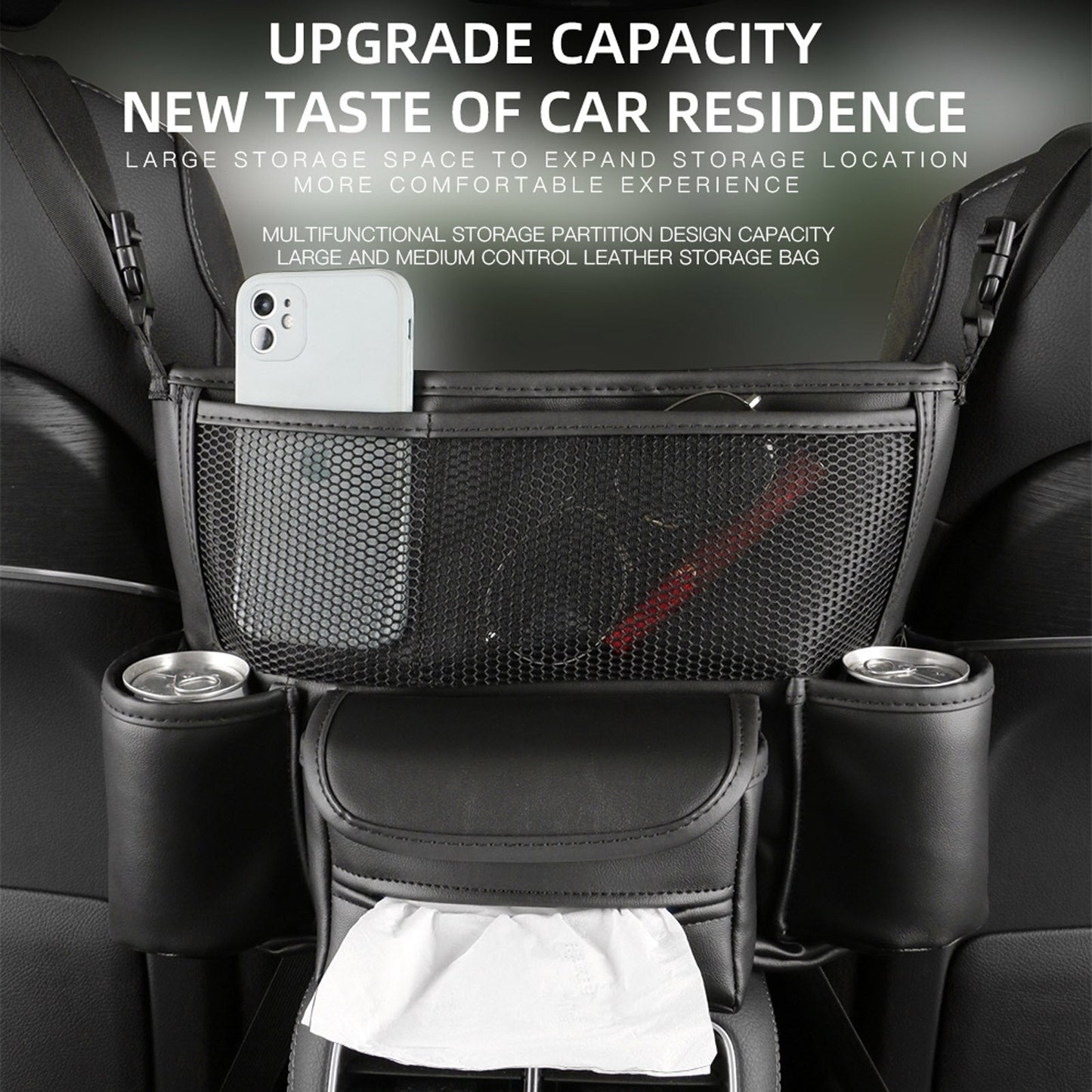 Premium Car Storage Console Box
