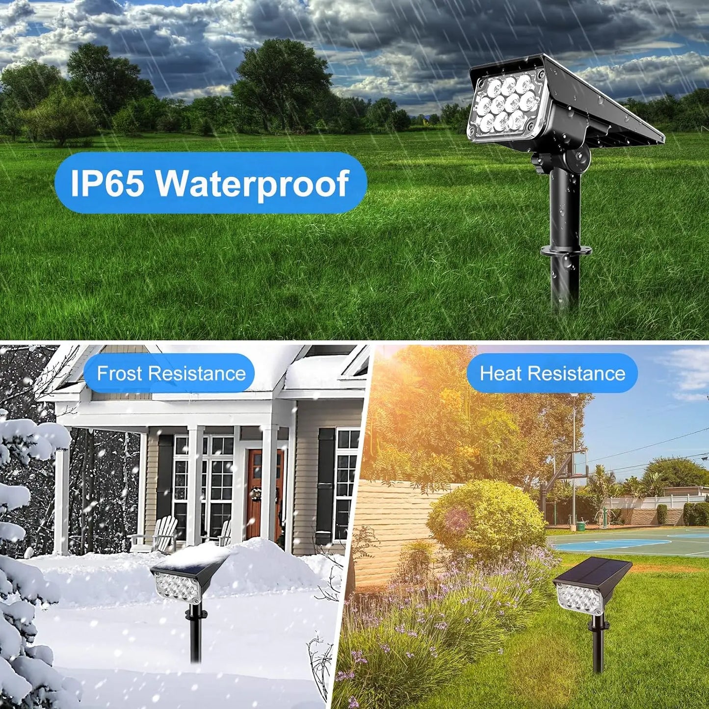 Outdoor Solar Powered Garden Lights Set of 4