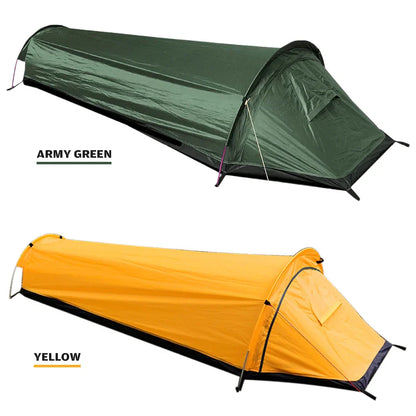 Lightweight Waterproof Solo Hiking Tent with Aluminum Poles