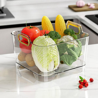 Collapsible Kitchen Veggie Washing Basket Strainer