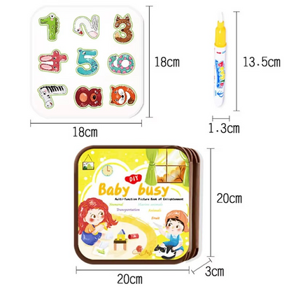 Interactive Kids Learning Story Book and Drawing Pad