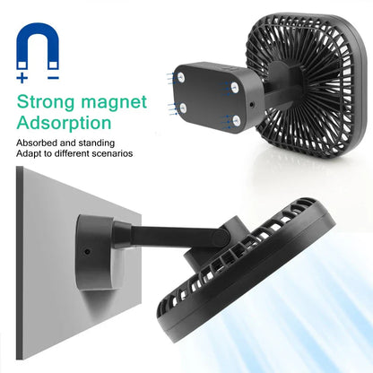 Portable Rechargeable Mini USB Desk Fan