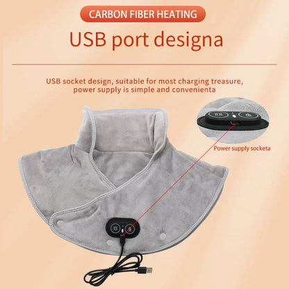Cozy Heated Neck Massager with Vibration Cushion