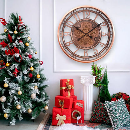 Vintage Metal Office Wall Clock