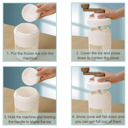 Compact Manual Ice Shaver Machine