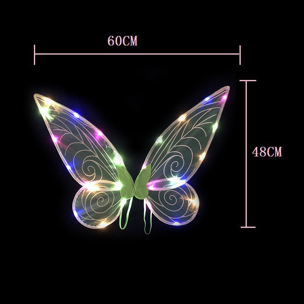 Sparkly Iridescent Angel Wings