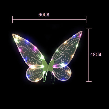 Sparkly Iridescent Angel Wings
