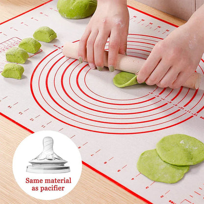 Easy Bake Non-Stick Silicone Mat with Measurement Guide