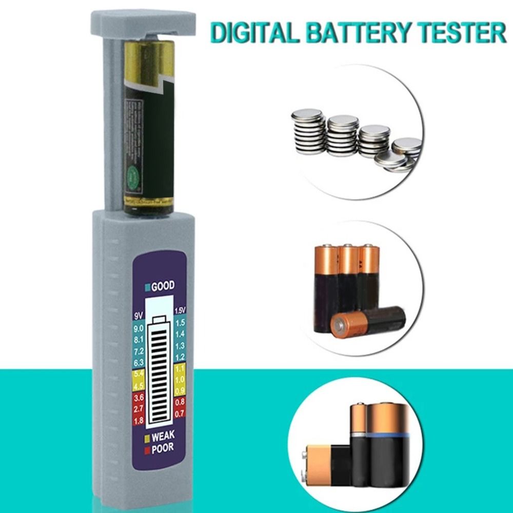 Accurate Universal Battery Voltage Tester LCD Display