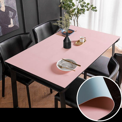 Simple Leather Waterproof Table Pad