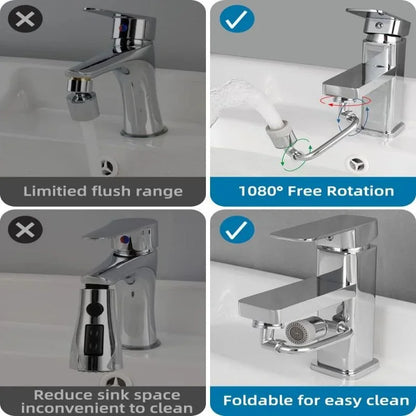 360 Degree Swivel Kitchen Faucet Extender Spray Nozzle