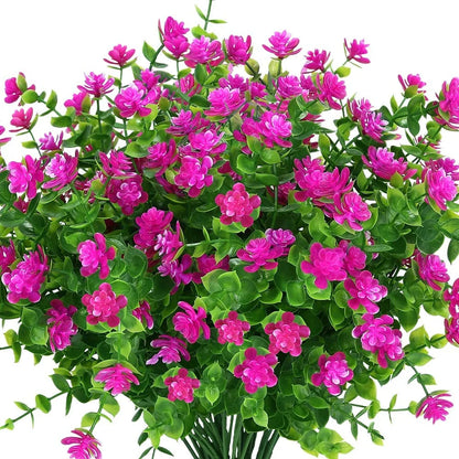 Outdoor Artificial Flower Hanging Basket