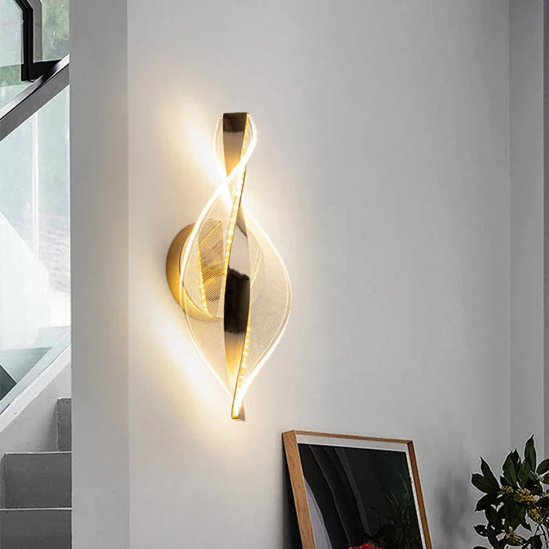 Contemporary LED Wall Lamp with Color Changing Light