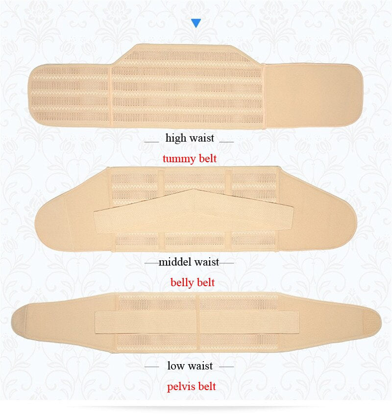 Postpartum 3-in-1 Supportive Waist Shaper Belt