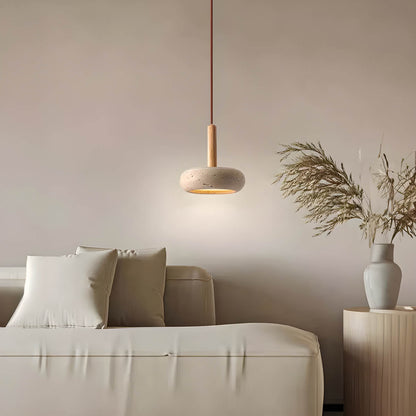 Fesara | Elegant Stone LED Pendant Light