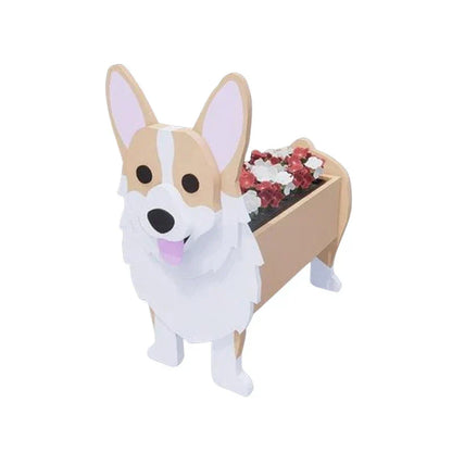 Cute Dog Planter Pot - Fun Pet Flower Container