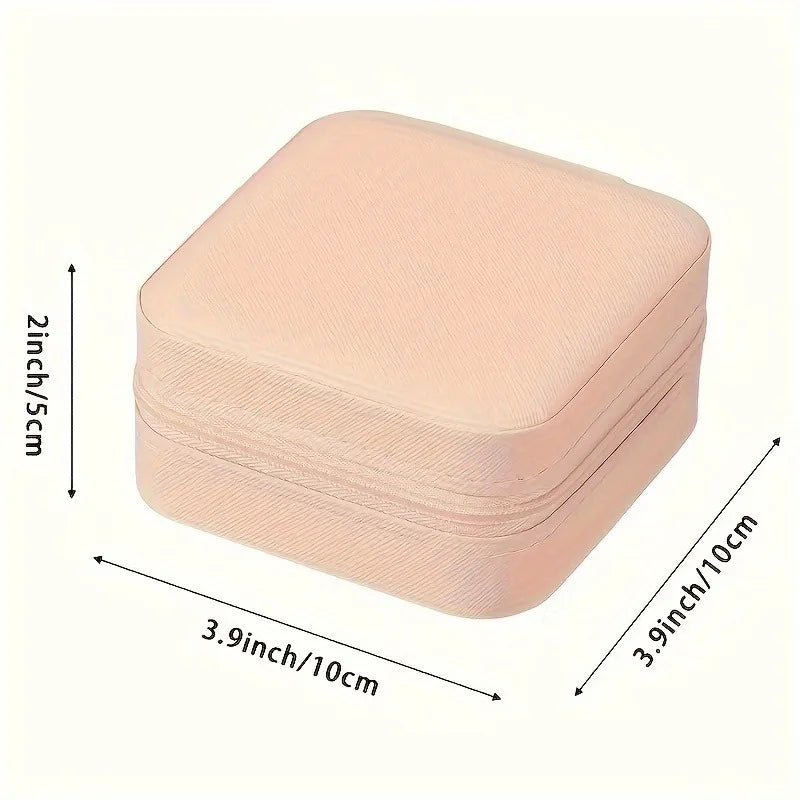 Portable Jewelry Travel Box Case