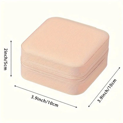Portable Jewelry Travel Box Case