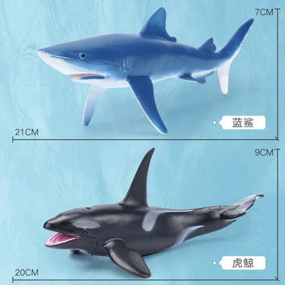 Colorful Marine Animal Figures for Kids