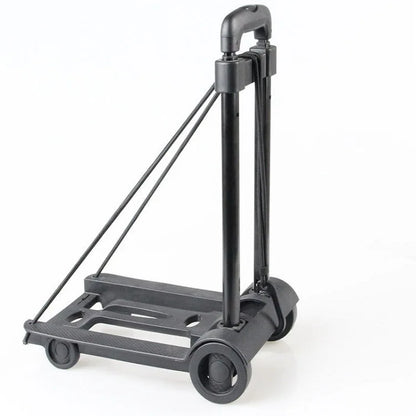 Compact Folding Hand Cart with Adjustable Handle - Fesara