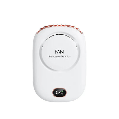 Portable Mini Turbo Fan with LED Display & Rechargeable Battery - Fesara