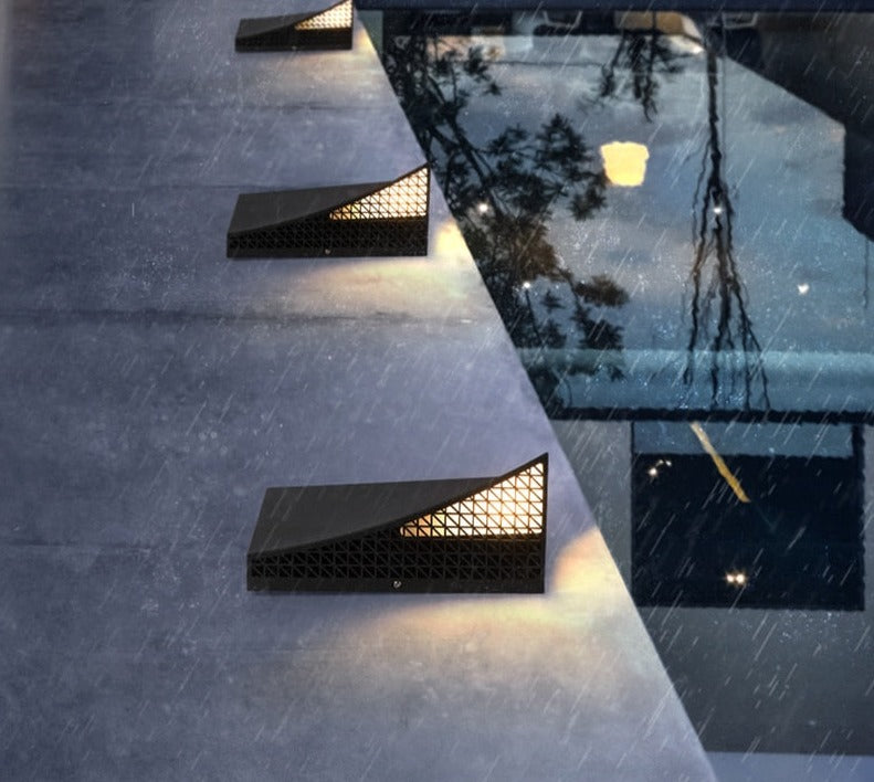 Modern Outdoor Solar Wall Lamp