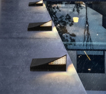 Modern Outdoor Solar Wall Lamp
