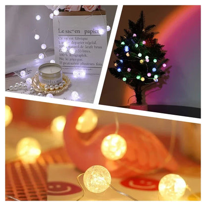 Soft Glow LED Fairy String Lights Battery Powered