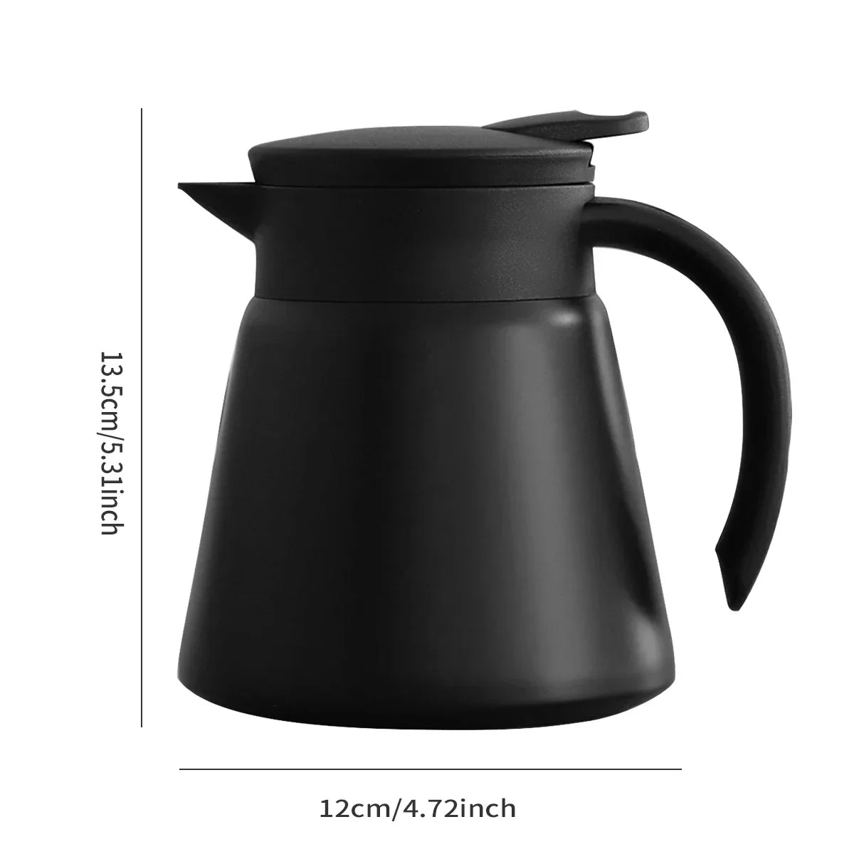 Thermal Coffee Carafe, Double Wall Insulated Stainless Steel