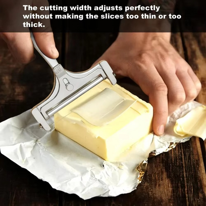 High Quality Metal Cheese Cutter with Adjustable Slice Control