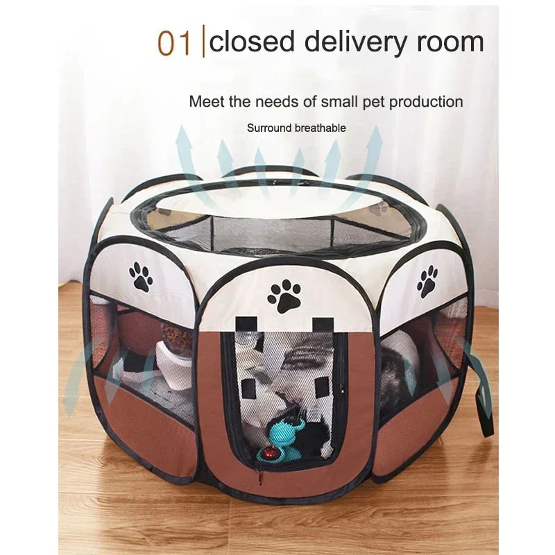 Collapsible Pet Play Tent Outdoor Cat House