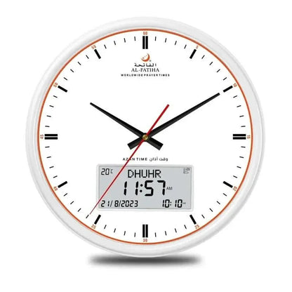 Islamic Prayer Clock with Auto Azan and 10 Sounds - Fesara