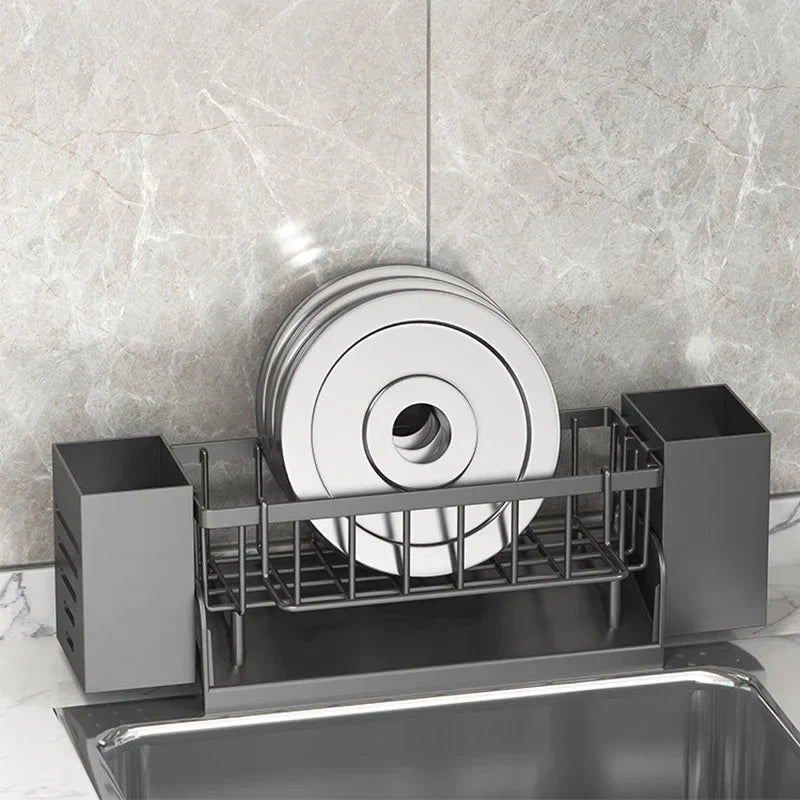 Space Saving Sink Caddy Shelf with Drainage