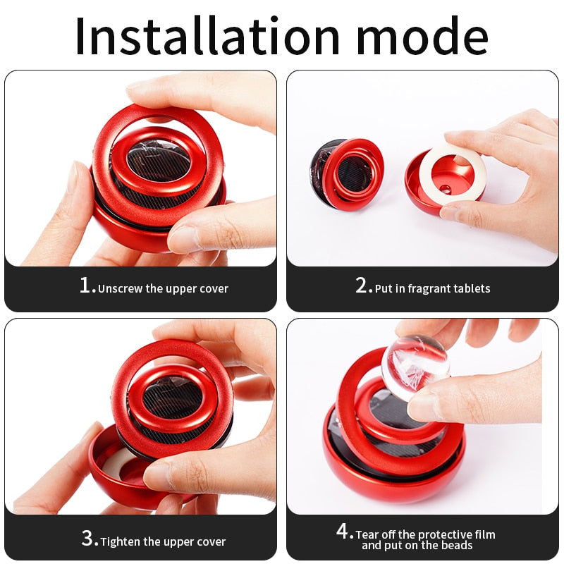 Fresh Double Ring Car Air Freshener