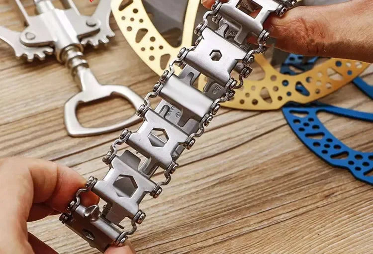 Tactical Steel Survival Wristband