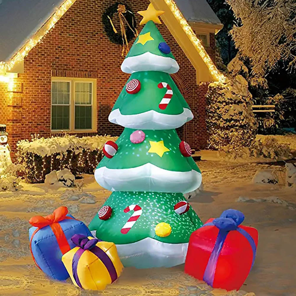 Large Blow Up Lighted Holiday Christmas Tree