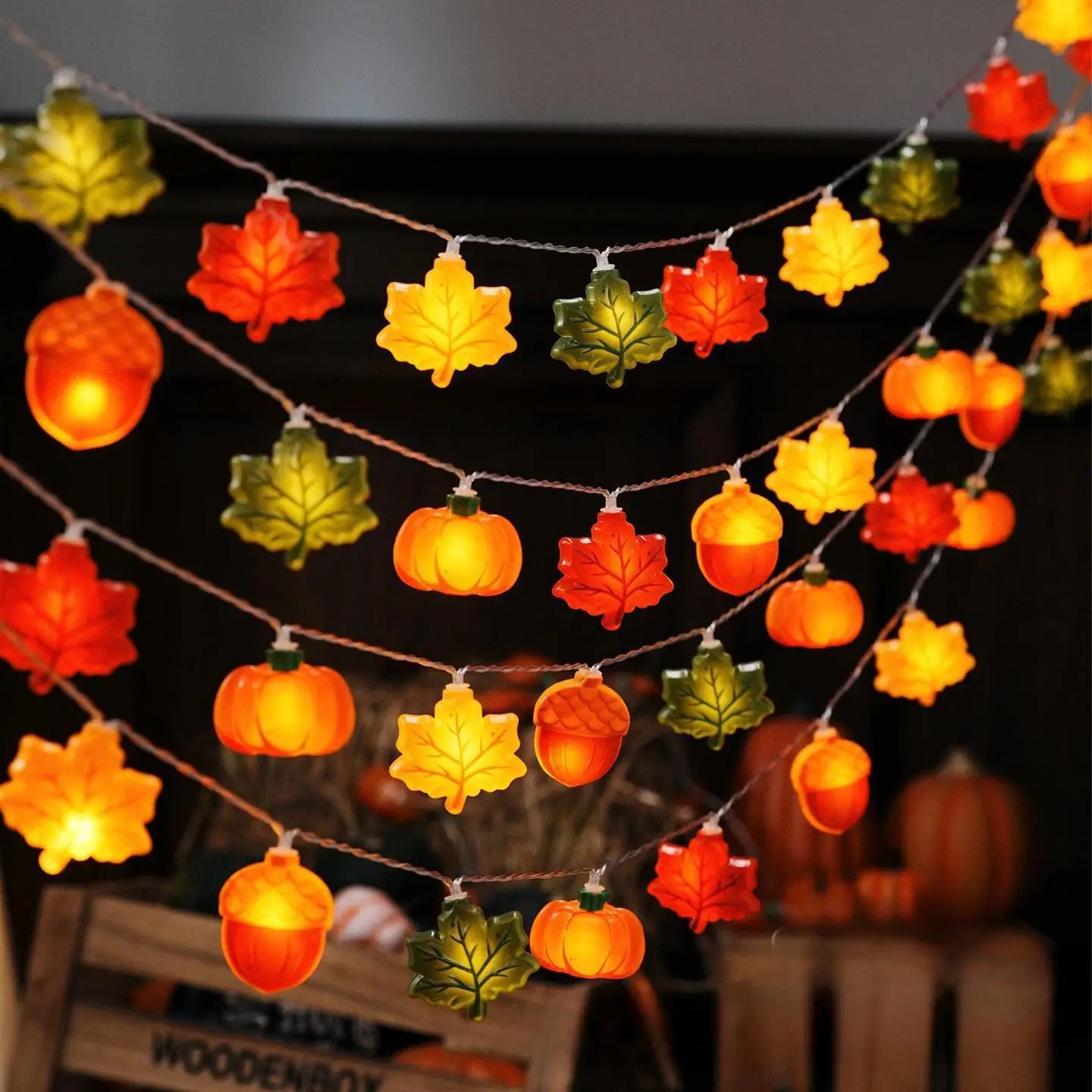 Fesara Halloween LED Fairy Lights Warm White Lanterns - Fesara