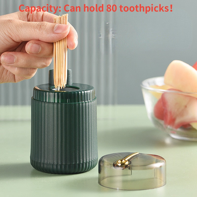 Compact Easy Automatic Toothpick Holder