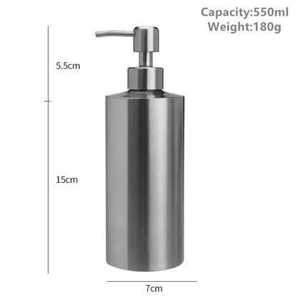 Luxury Stainless Steel Liquid Soap Dispenser