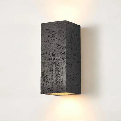 Rustic Concrete Wall Light Fixture