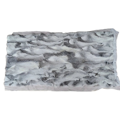 Plush Faux Fur Throw Blanket 100x50cm Handmade