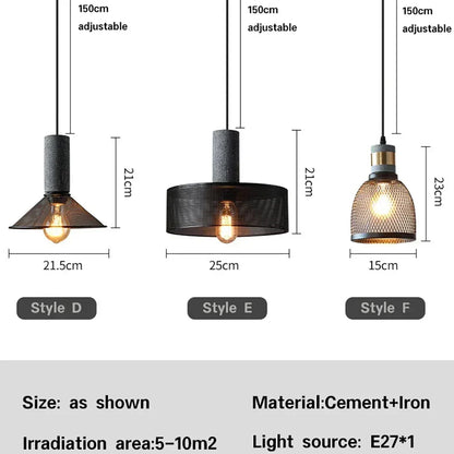 Vintage Rural Pendant Light