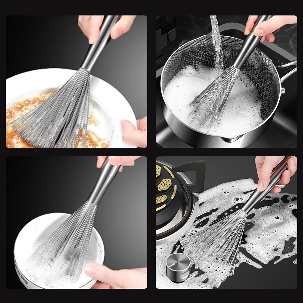 Soft Bristle Non Stick Pan Cleaning Brush