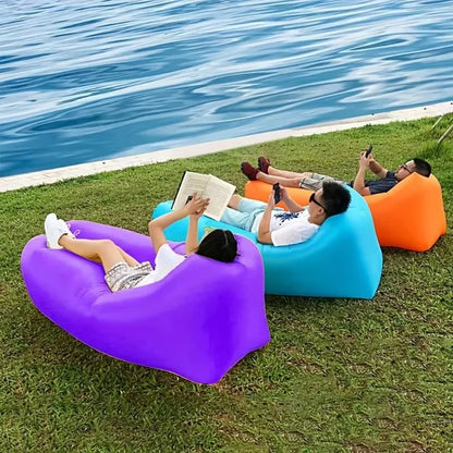 Comfortable Outdoor Inflatable Sofa with Headrest
